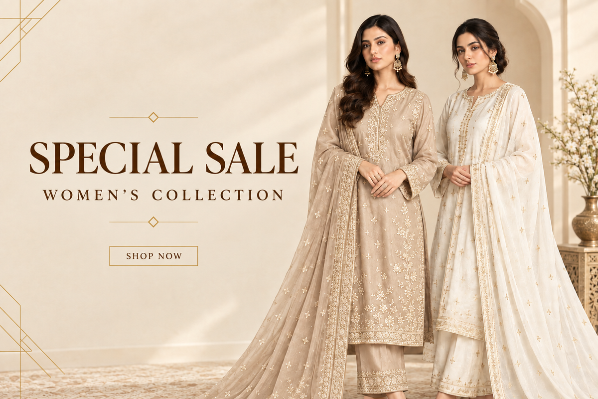 Ladies collection light-colour sale banner